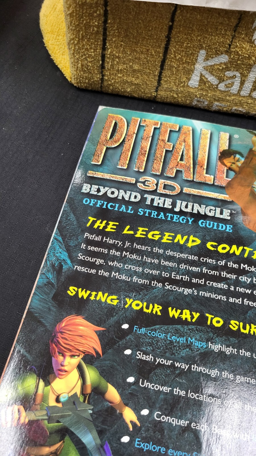 PITFALL 3D BEYOND THE JUNGLE PS1 PLAYSTATION BRADY VIDEO GAME STRATEGY GUIDE