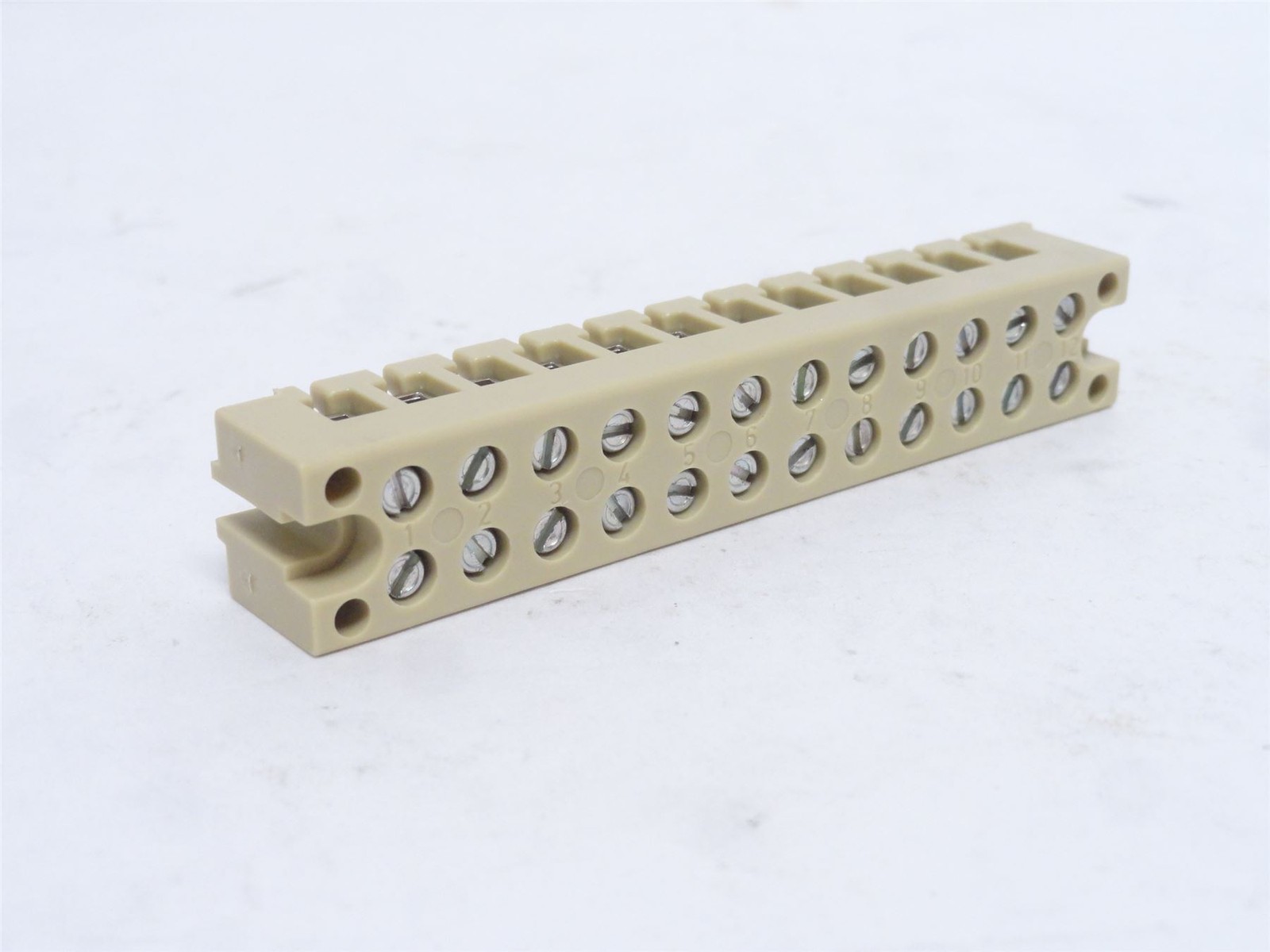 250514 New-No Box; Weidmuller 241260000 Terminal Block MK 2/12; 12-Position