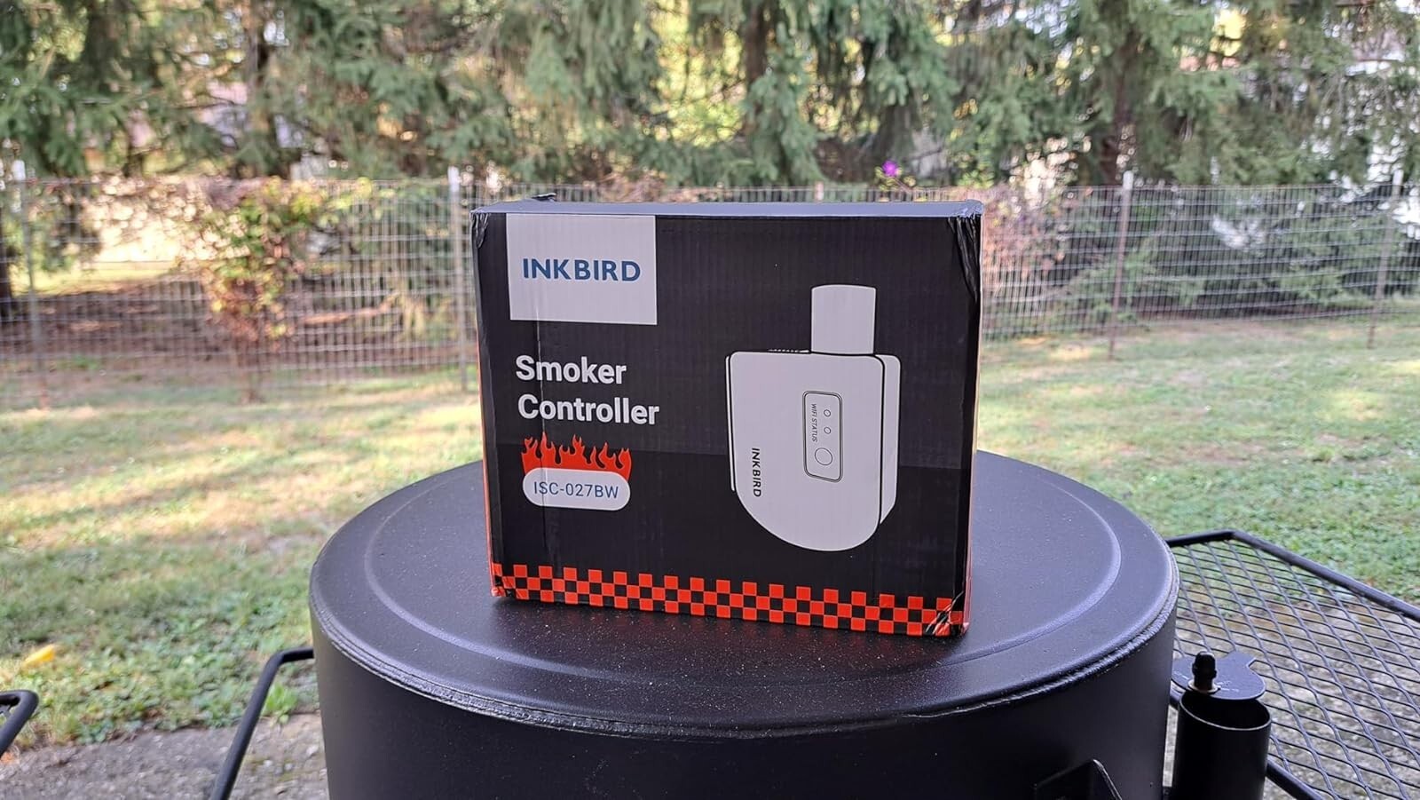 Automatic Smoker Fan Controller Barbecue Thermometer Bluetooth Wi-Fi ISC-027BBW