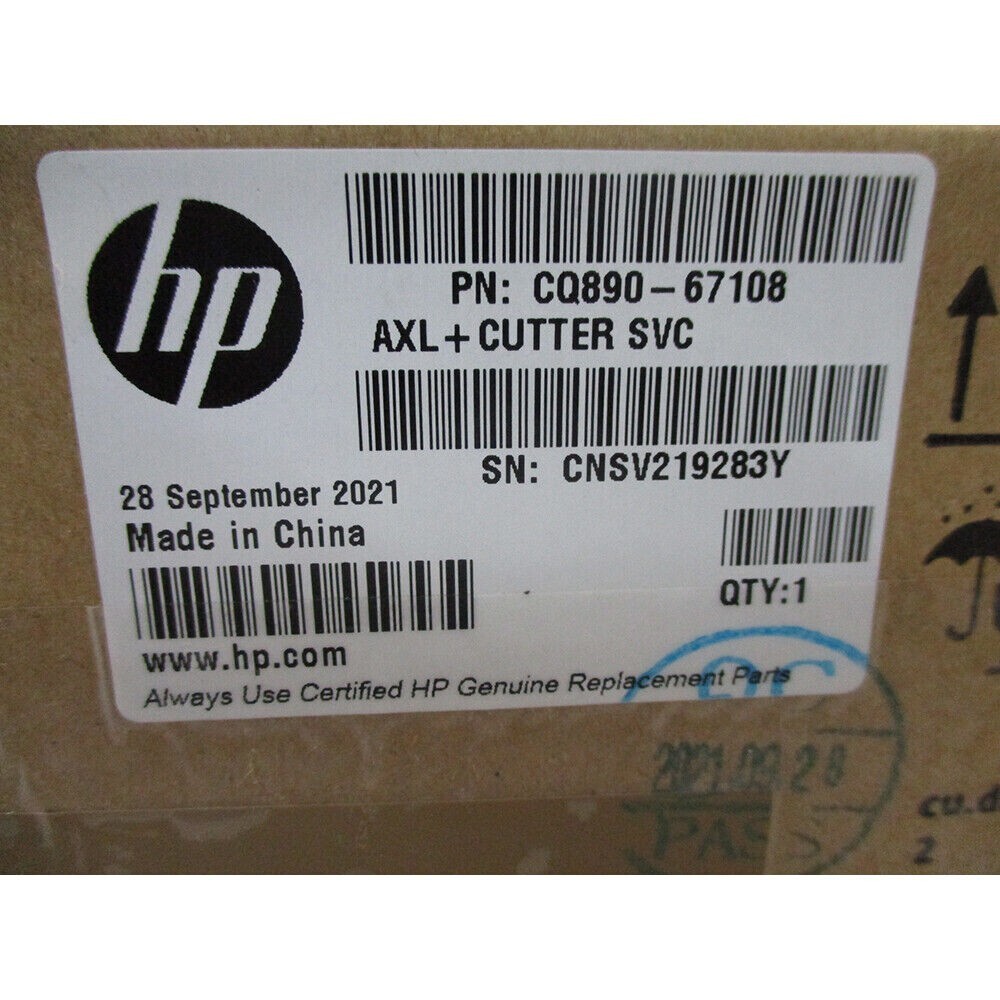 Cutter Assy CQ890-67108  HP T120  T520 T730 T830 650 T530 New OEM Sealed USA