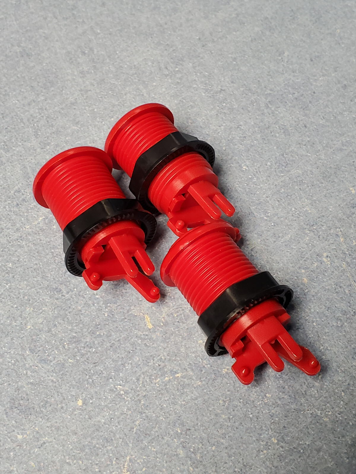 100 Arcade Video Game Red ARCADE GAME Push Buttons-Super Low Price & Free Ship!