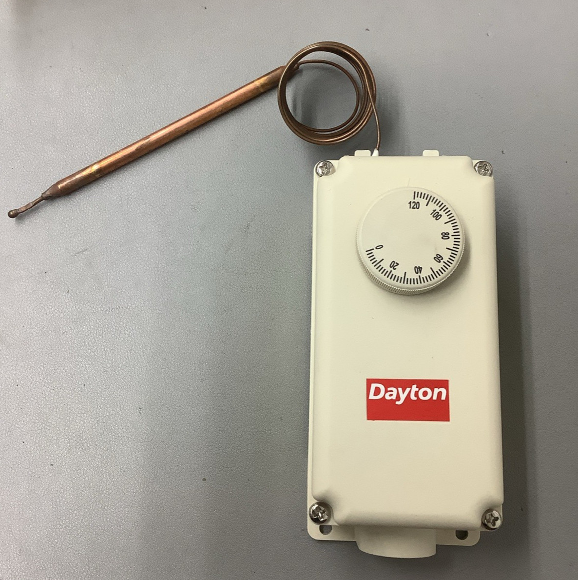 Dayton 2NNR6 Line Voltage Mechanical Thermostat 0°-120°F 120V/240V/277VAC (b617)