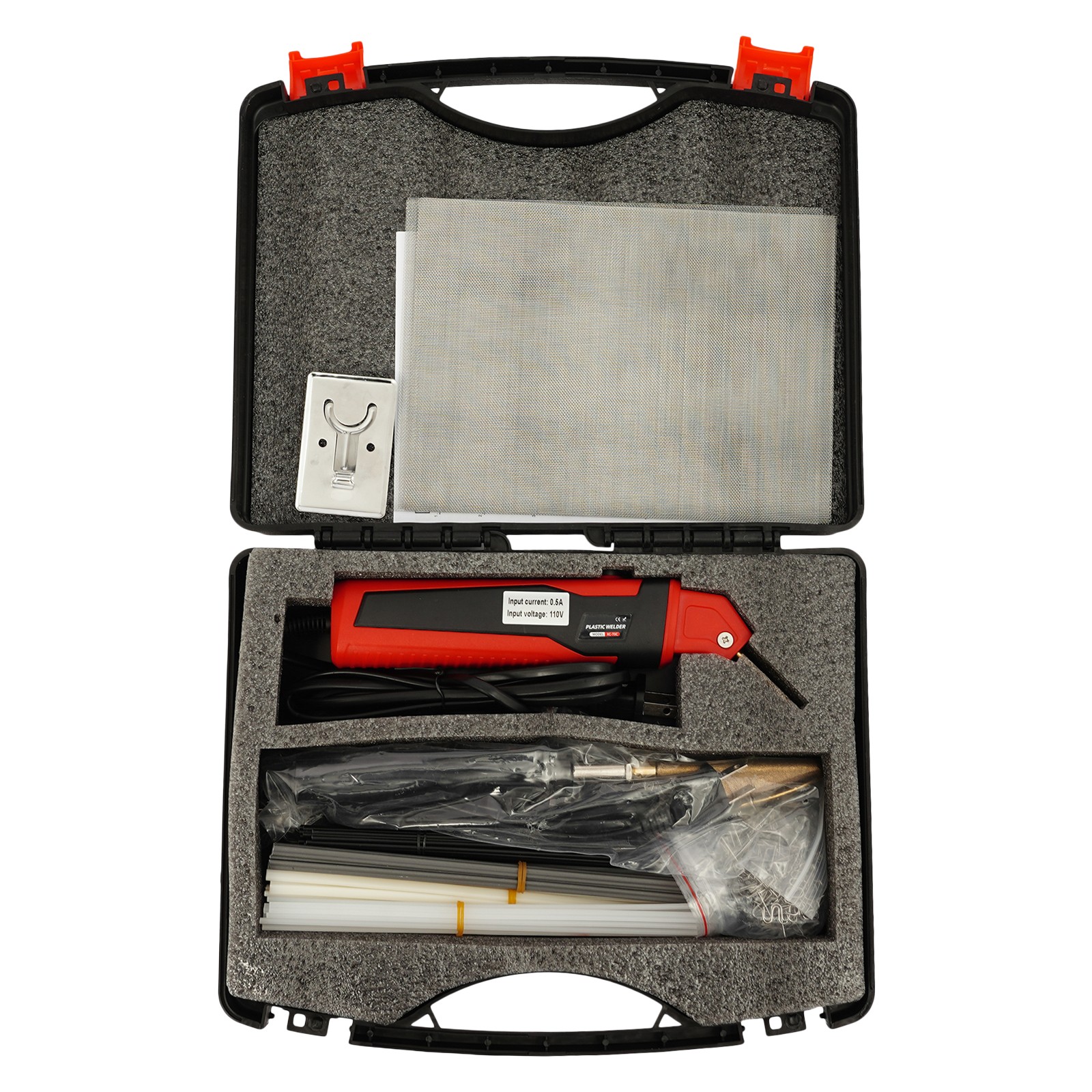 100W Welding Machine Kit,Red Welding Machine for Plastic Repairs,Plastic Welder