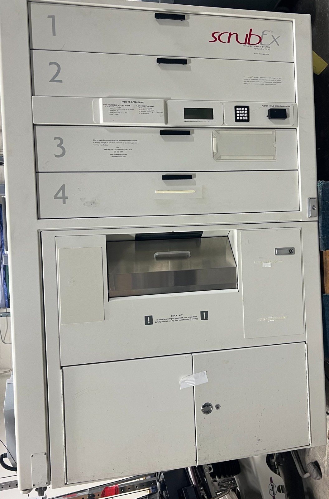 IPA ScrubEx Automated Scrub Exchange System