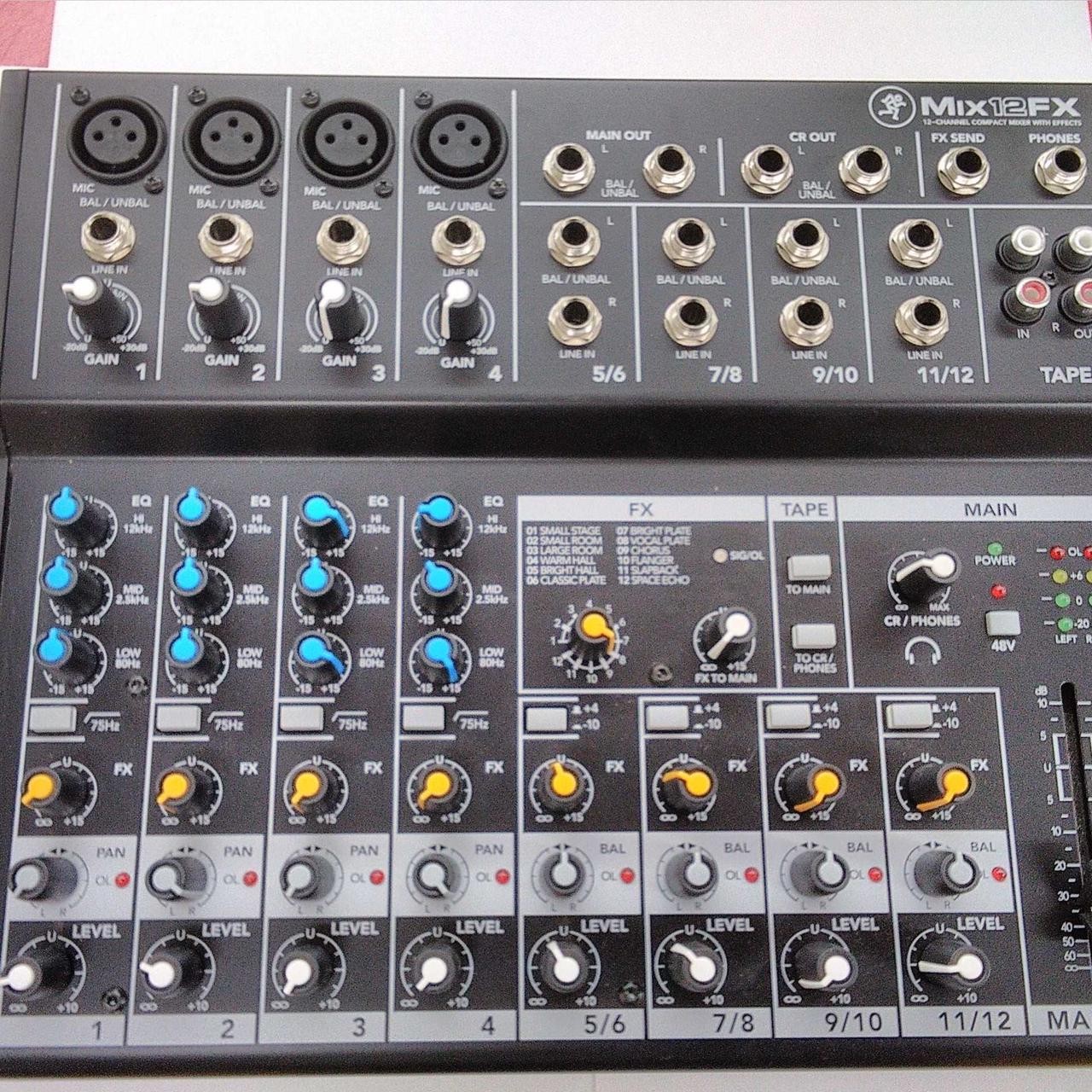 Mackie MLX12FX Analog Mixer 12-Channel with Effects New