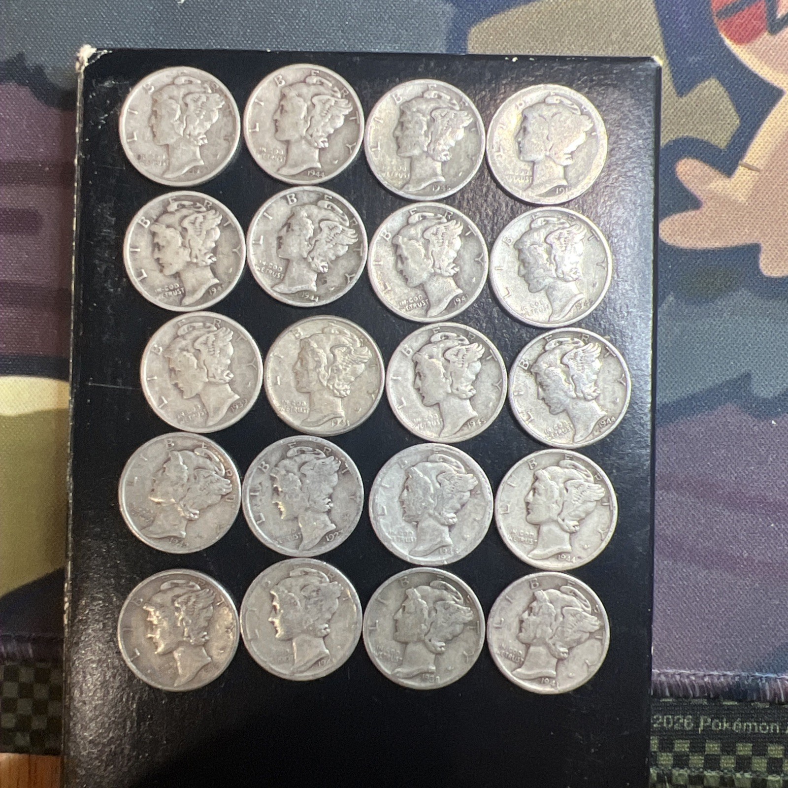 mercury dimes lot of 20, Various Years