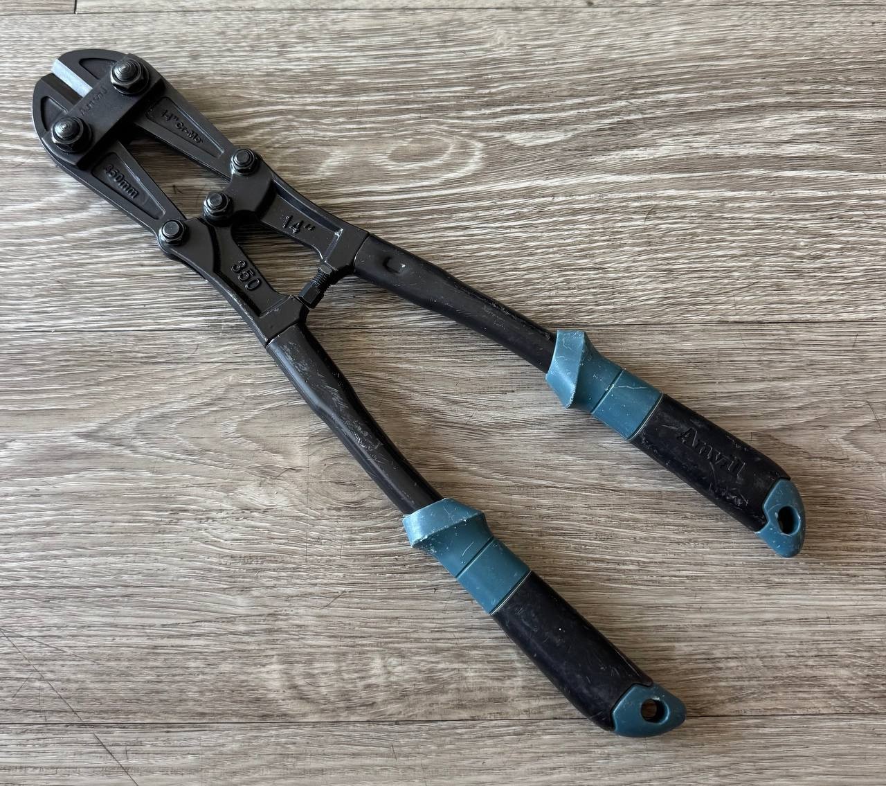Anvil 14" 350mm Heavy Duty Bolt Cutter 6mm Capacity Steel Cutter Used