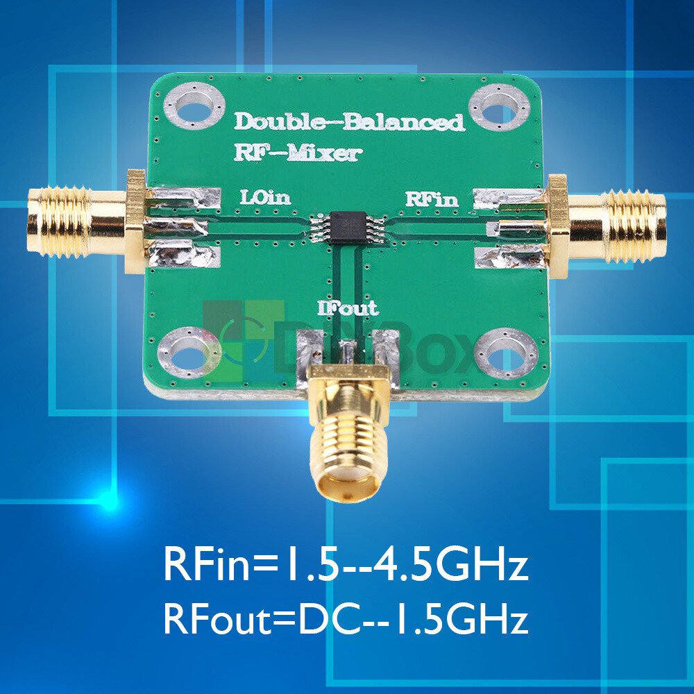 Microwave RF Dual Balanced Mixer 1.5-4.5GHz Input DC 1.5GHz Output Converter