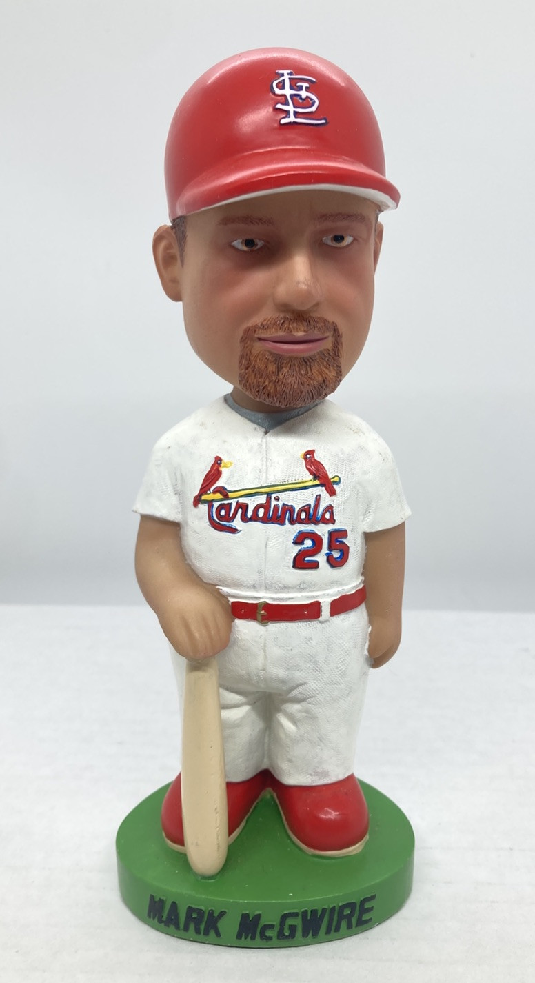 Vintage Mark McGwire ST. Louis Cardinals MLB Baseball Hand-Painted Bobblehead