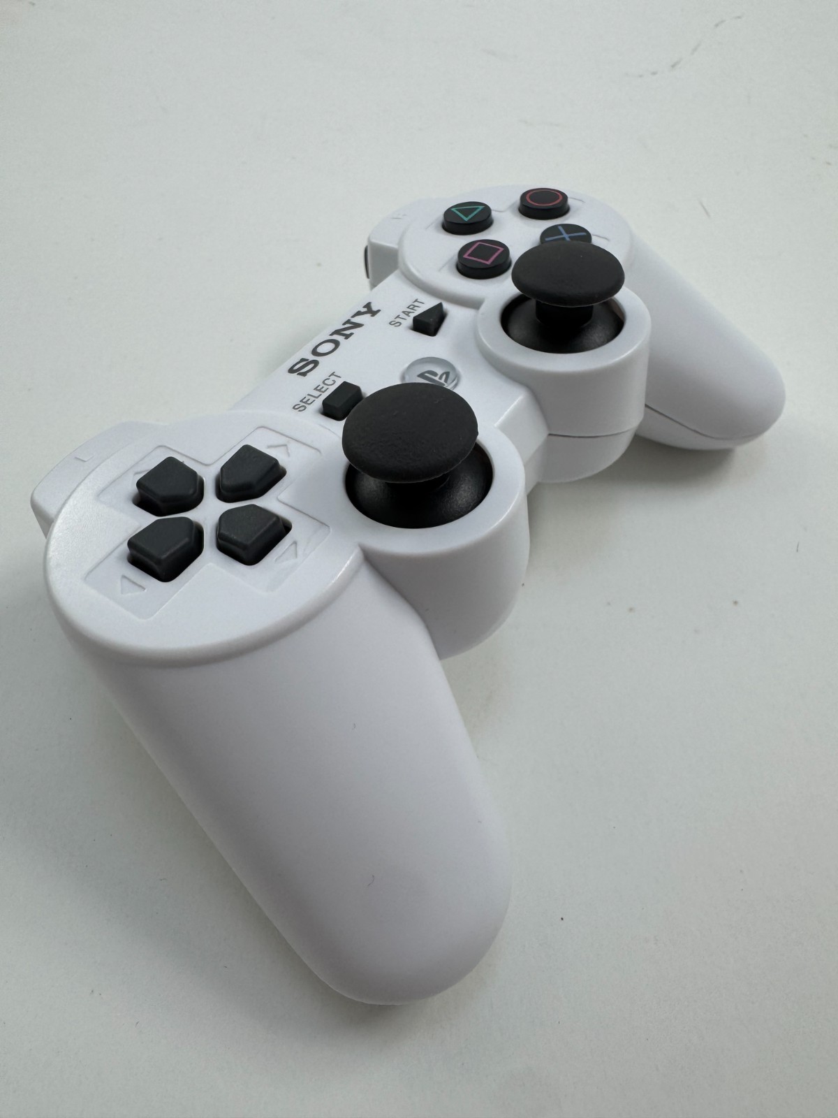 Sony PlayStation 3 PS3 Dualshock 3 Controller White - Gently Used