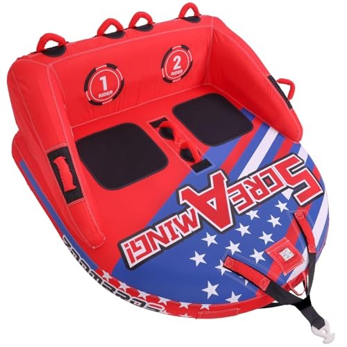 Towable Tubes for Boating 2-3 Extra Large 1-2 Persons / 2years warranty