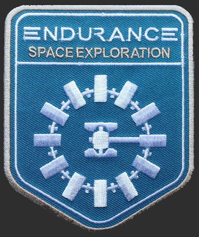 Interstellar Movie Space Exploration Unknown Universe Endurance Crew PATCH IRON