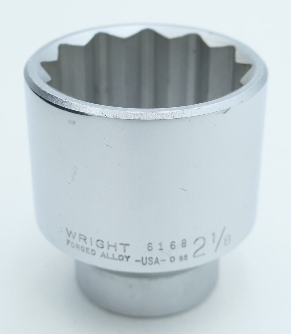 OEM Wright Tool 6168 Forged Alloy 3/4" Drive 12-Point Standard Socket 2- 1/8"