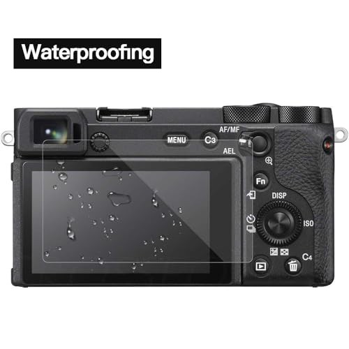 TUCANA 2PCS Screen Protector for Sony Alpha A6600 A6400 A6300 A6100 A6000 A5000