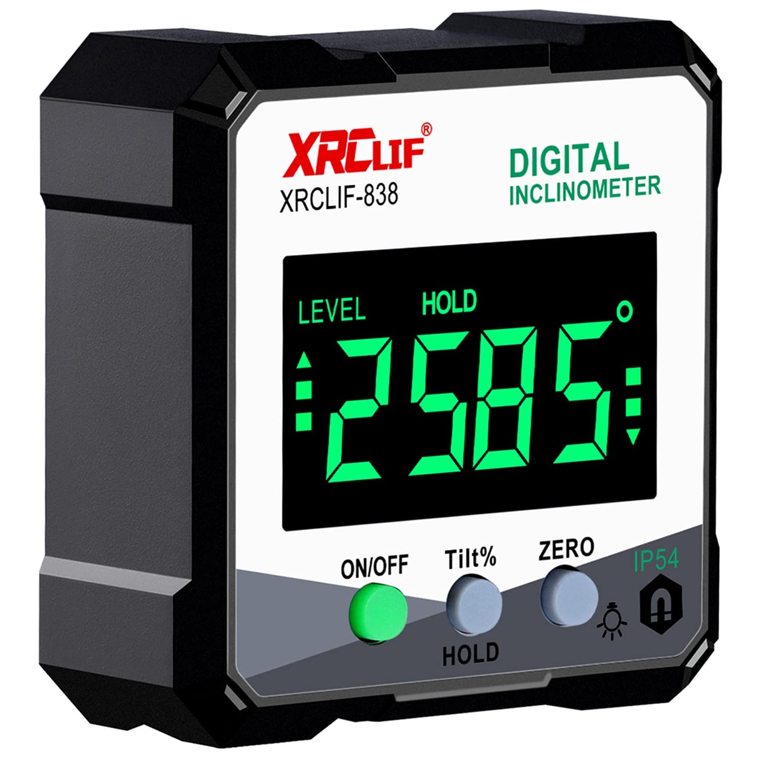 Digital Angle Gauge Meter, Magnetic Base Level Box Angle Finder Protractor Be...