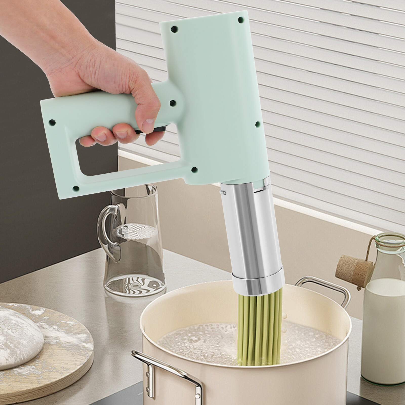 Kitchen Electric Pasta Maker Pasta Machine Handheld Pasta Making Machine 50W