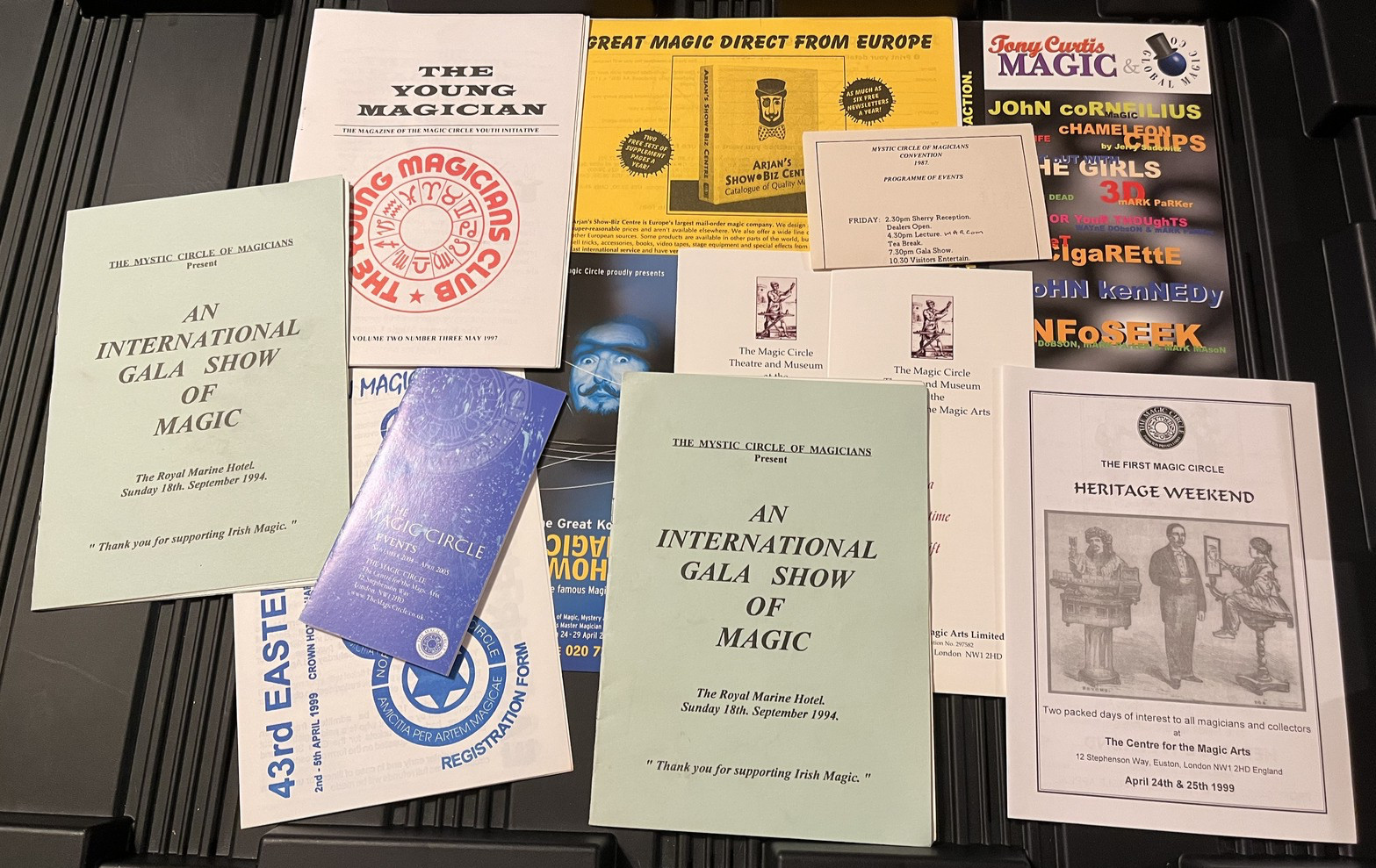 12 items featuring Mystic Circle and Magic Circle from the Art Emerson estate