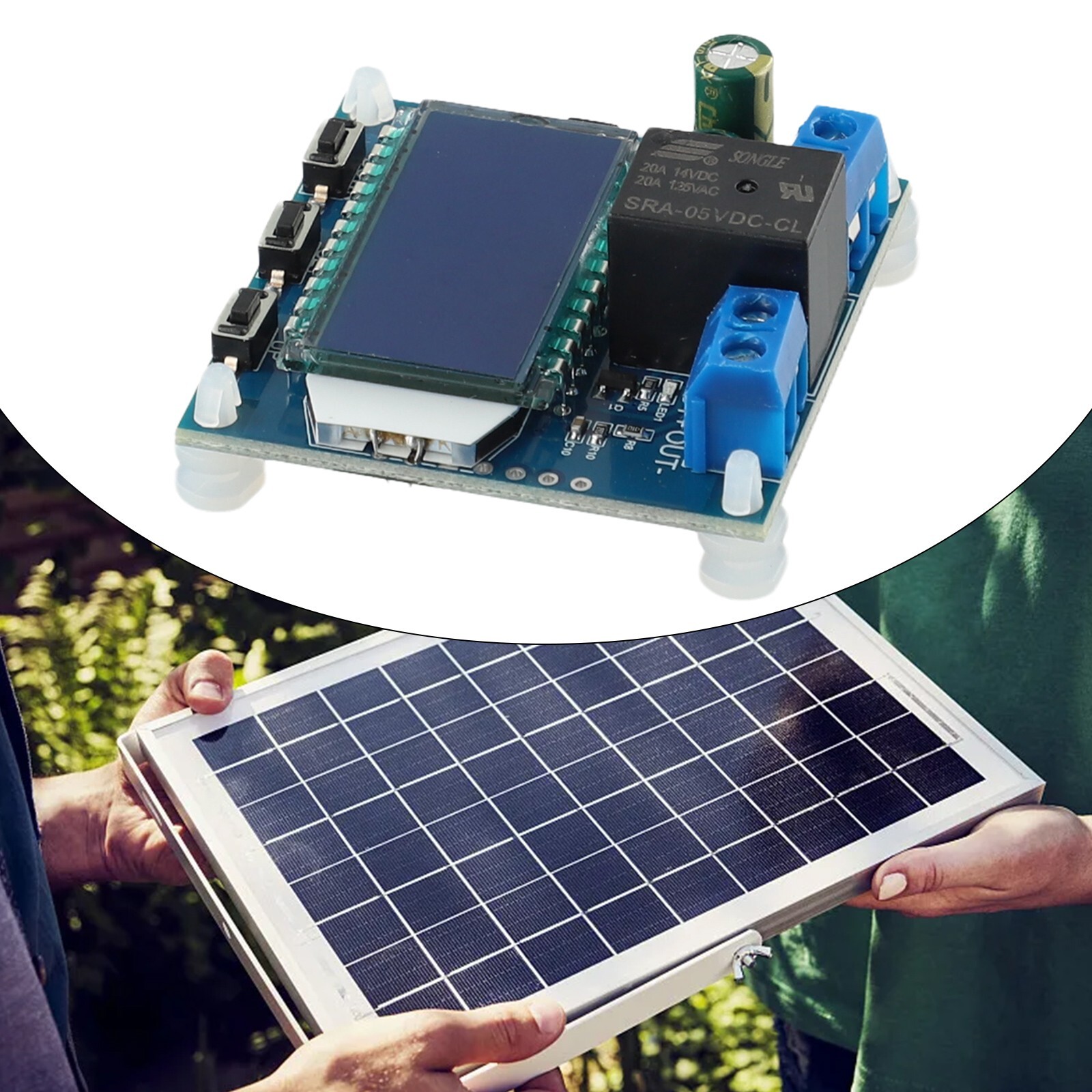 for MPPT Solar Charge Controller DC6-60V Battery Control Module Voltage protect
