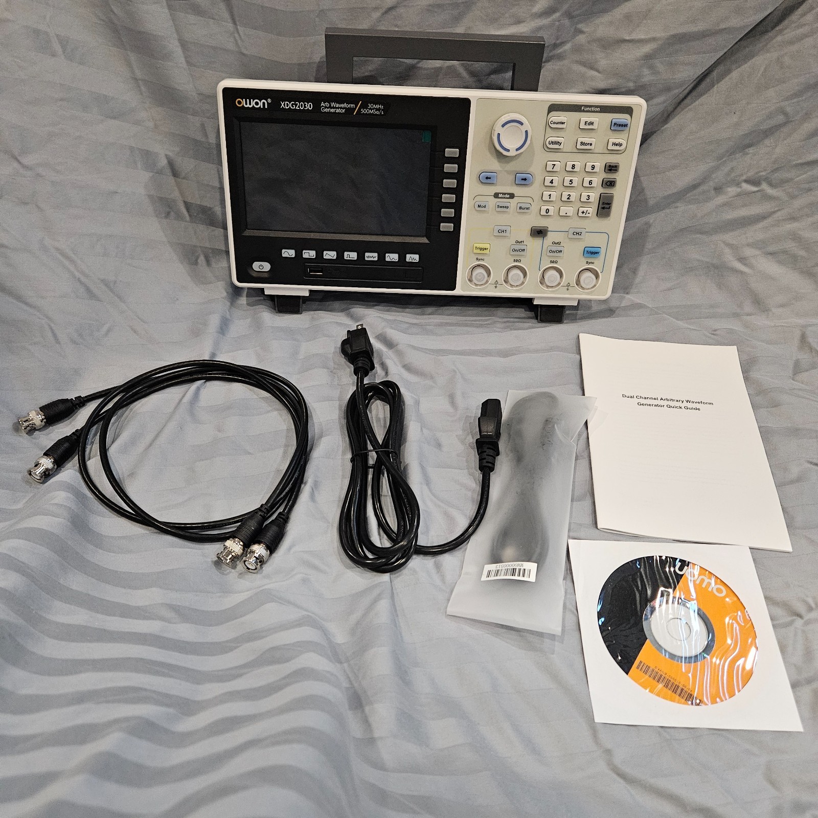 OWON Arbitrary Waveform/Function Generator XDG2030 2 Channels 30MHz