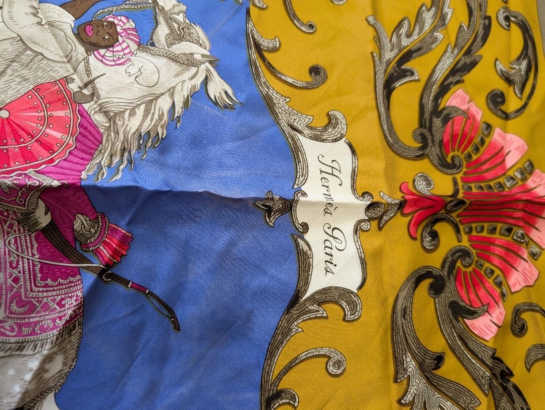 Hermès Scarf Cheval Turc Excellent Condition