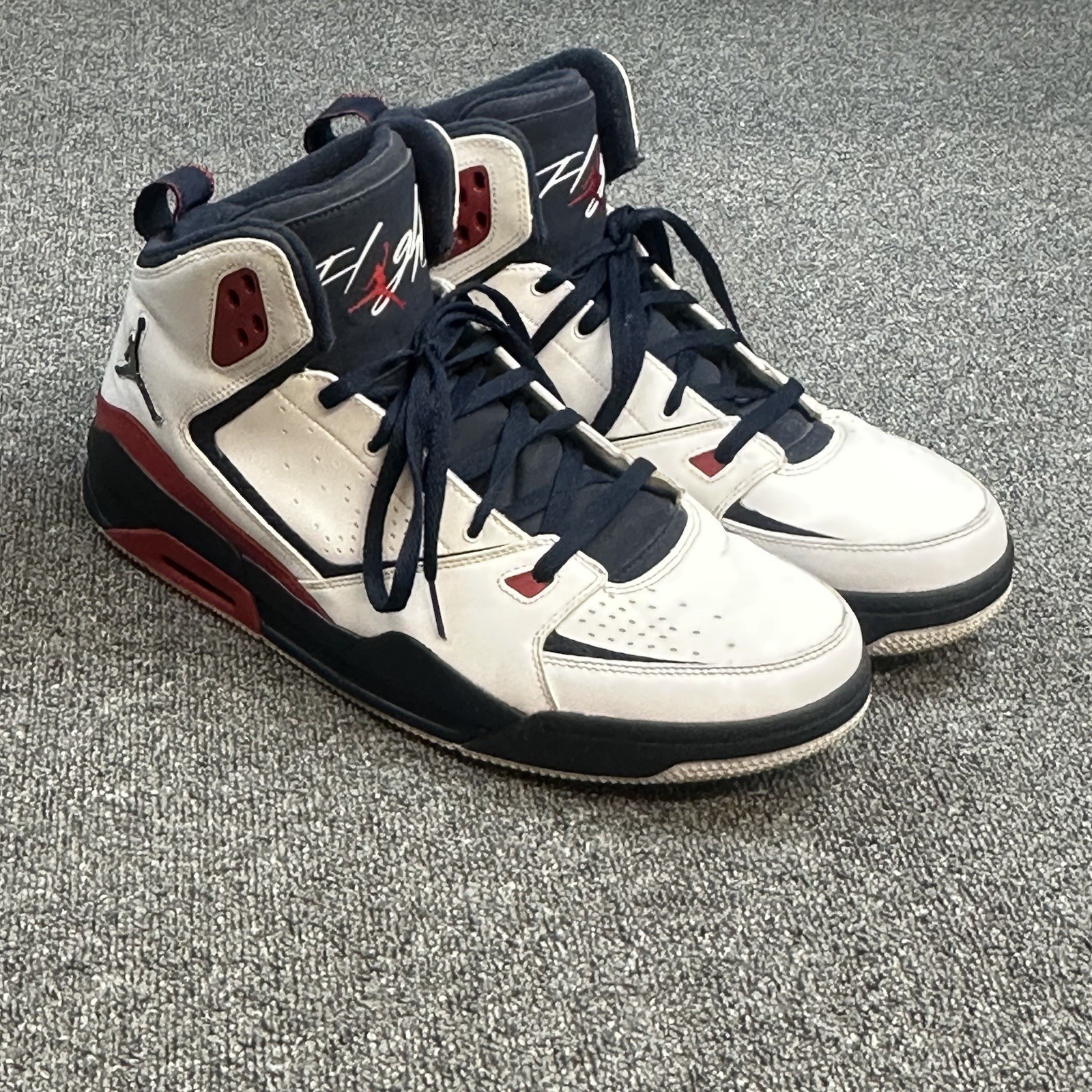 NIKE AIR JORDAN SC-2 WHITE-OBSIDIAN BLUE-GYM RED "USA" SZ 15 [454050-107]