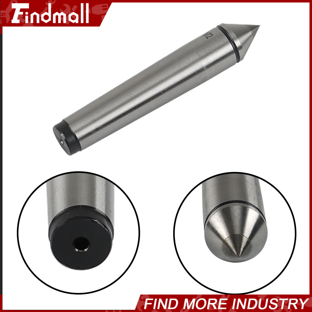 New Carbide Tipped Lathe Dead Point Center Morse Taper 60 Degree Point MT2 #2