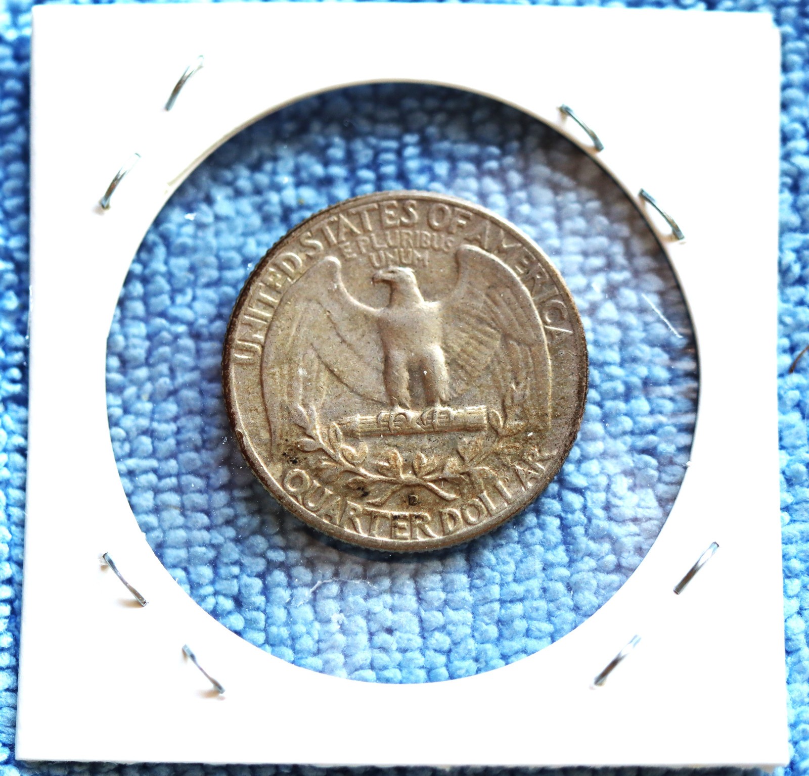 1964 Washington Silver Quarter Uncirculated Nicely Toned