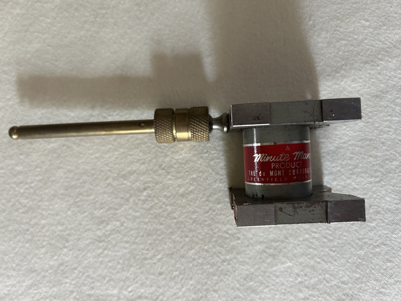 DuMont Corporation Minute Man Magnet Dial Indicator Base