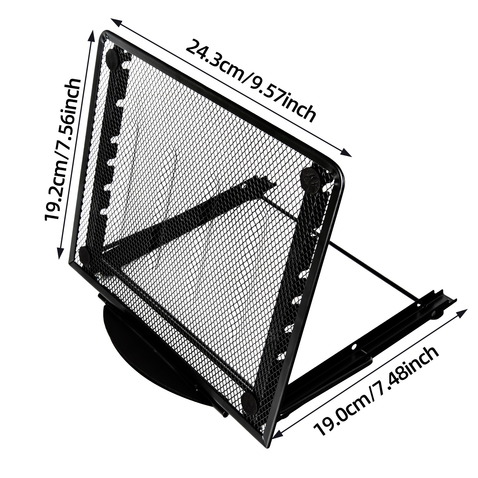 Foldable Laptop Tablet Stand 6 Angle Holder Riser Portable Ventilat Adjustable