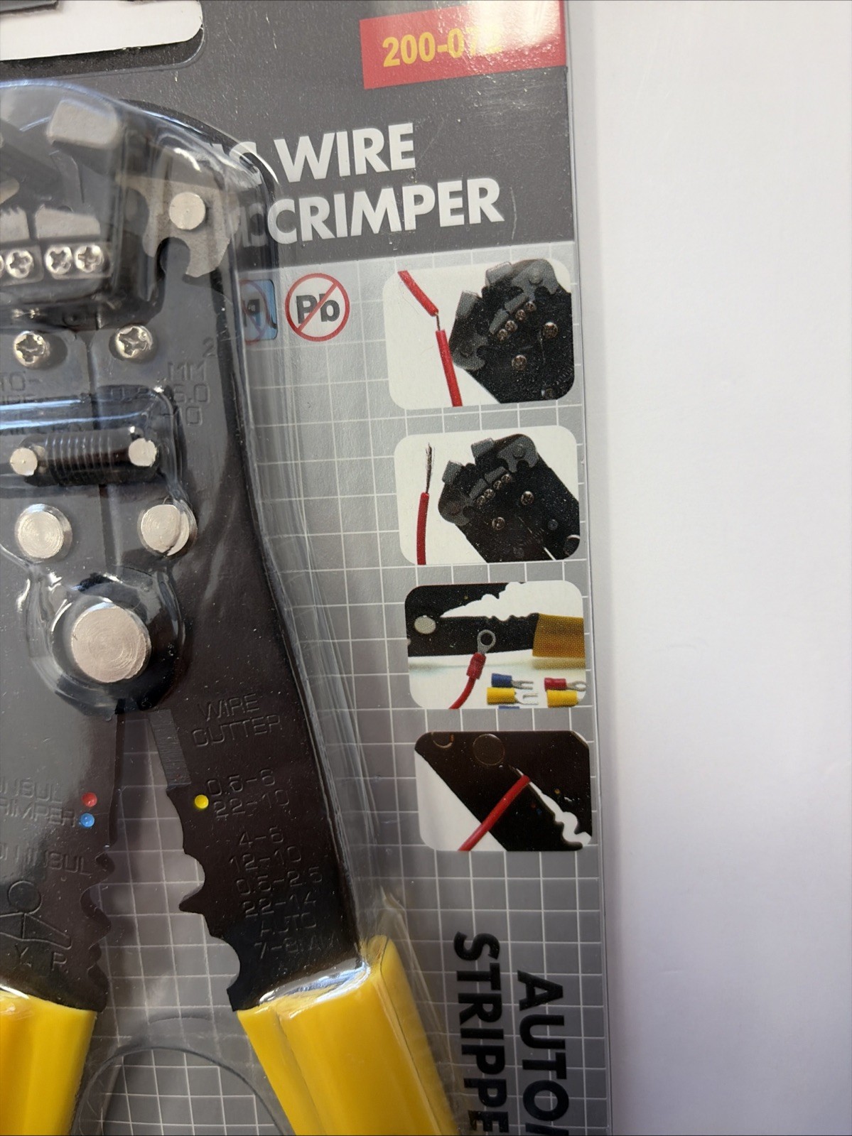 Pro'sKit 200-072 Automatic Wire Stripper.AWG 24-10