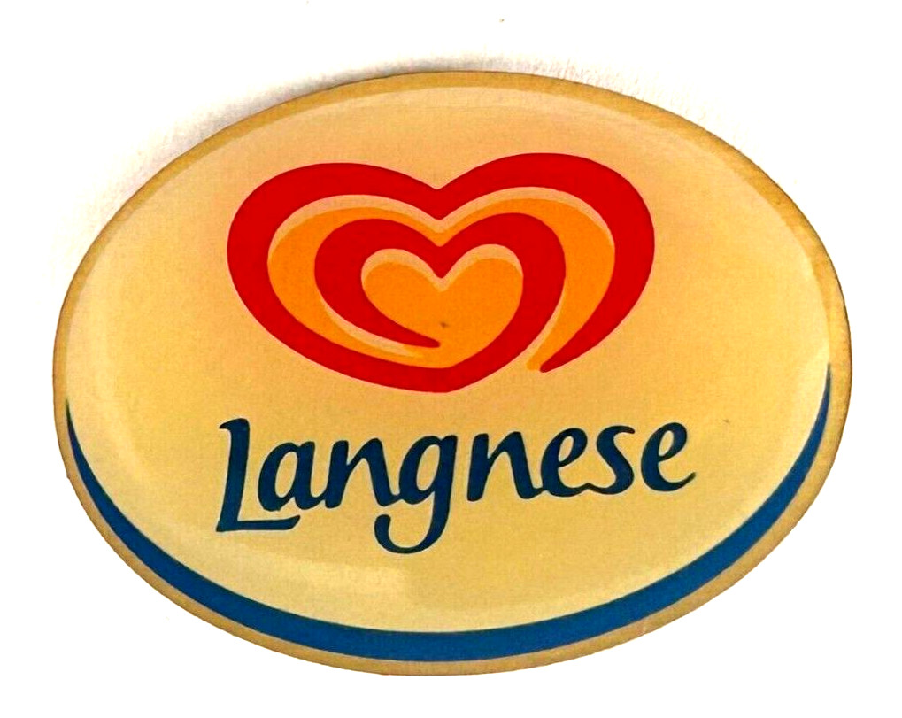 Langnese Ice Cream Heart Logo Pin (H20)