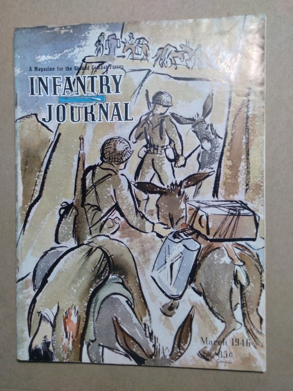 March 1946 Infantry Journal: Magazine for Ground Combat Forces Pack Donkey