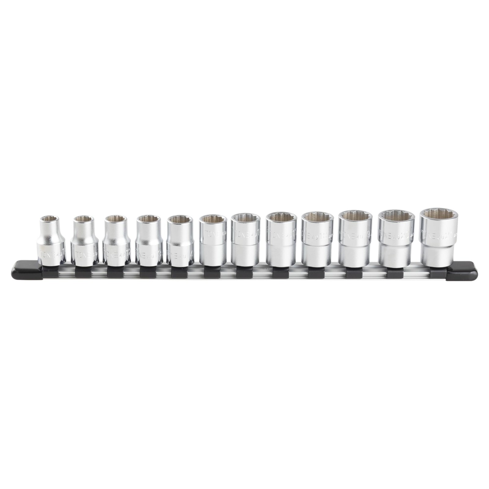 TONE socket set (with 12-sided holder) HD412 insertion angle 12.7mm (1/2) Conten