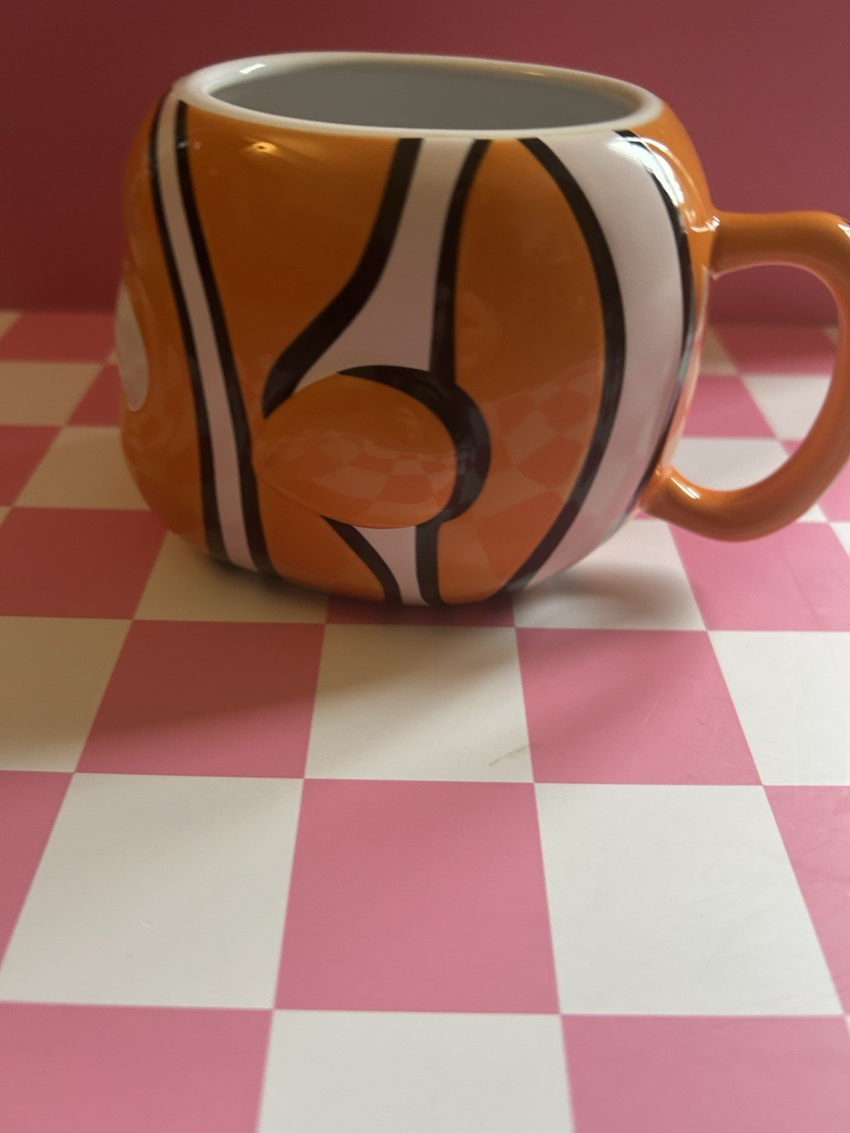 Disney Store Finding Nemo Clownfish Mug Cup 3D Pixar fish