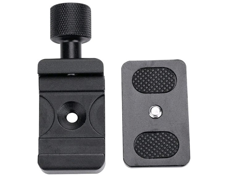 30MM Camera Adjustable Clamp + QR Plate - Aluminium Alloy Mini Quick Release...