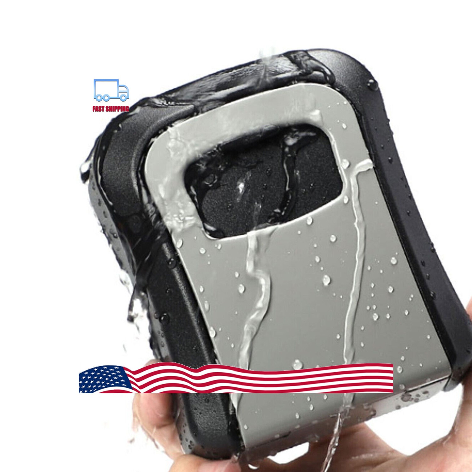 4 Digit Key Safe Lock Box Combination Wall Mount Security Storage Case Organizer