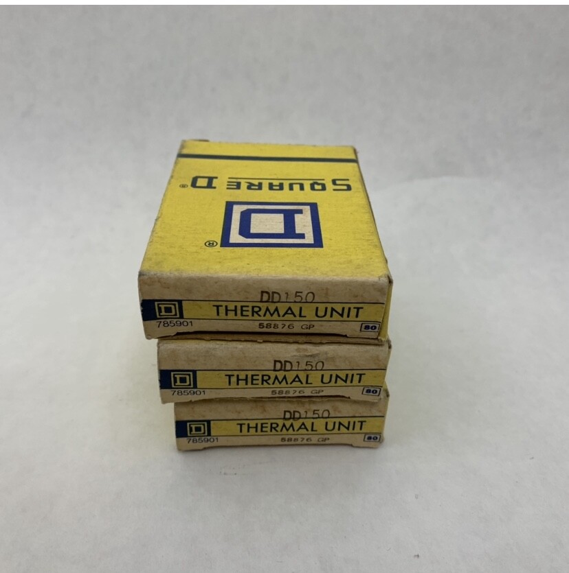 Square D NIB DD150 Thermal Overload HeatersLot Of 3 See Pictures #B26