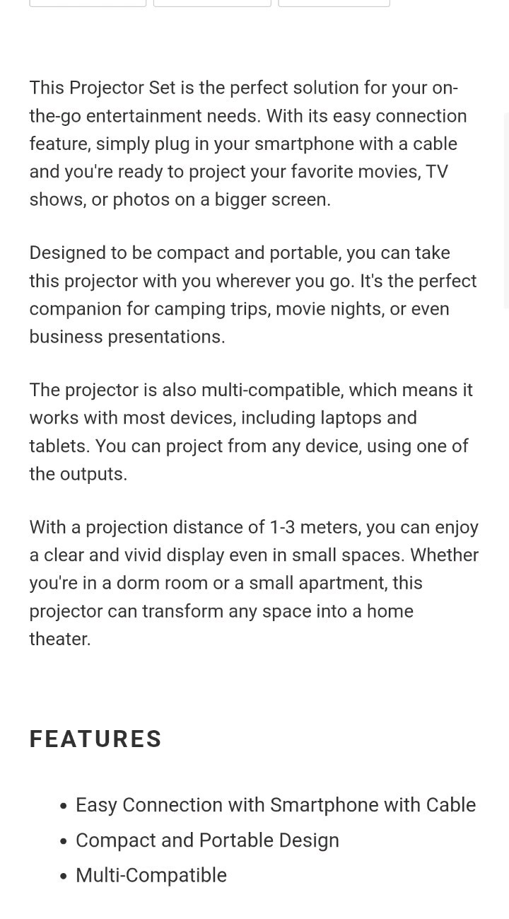 TRNDlabs Projector Set - New in box! 4119