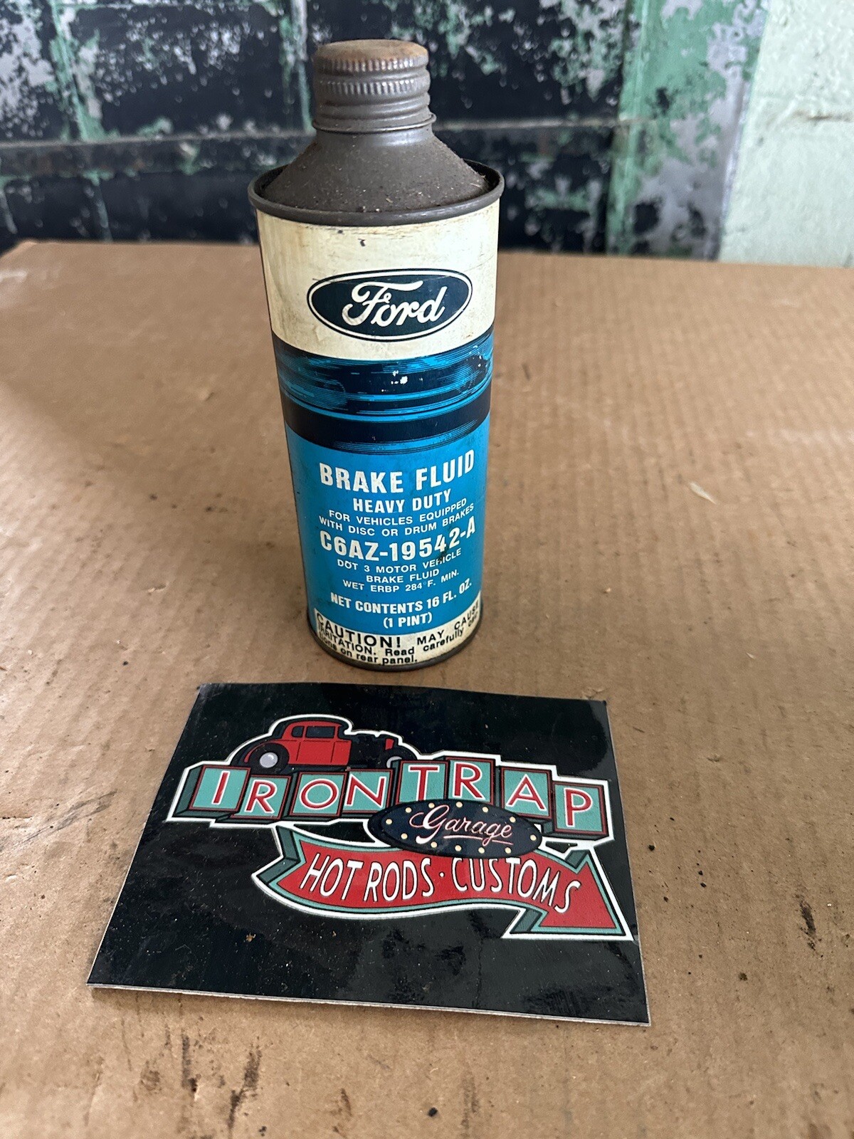 NOS Ford C6AZ-19542-A Heavy Duty Brake Fluid Dot 3