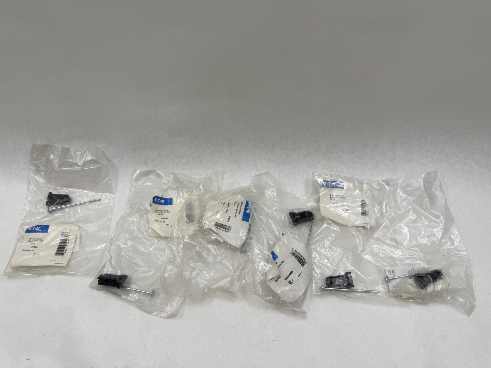 Eaton BREQS125 NIB Lot Of 6 Breaker Hold Down Screw Kit See Pics #D6