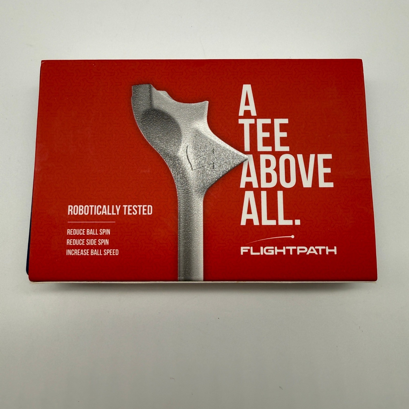 FlightPath Premium Golf Tees 2.75" White 8 Pack Robotically Tested USA