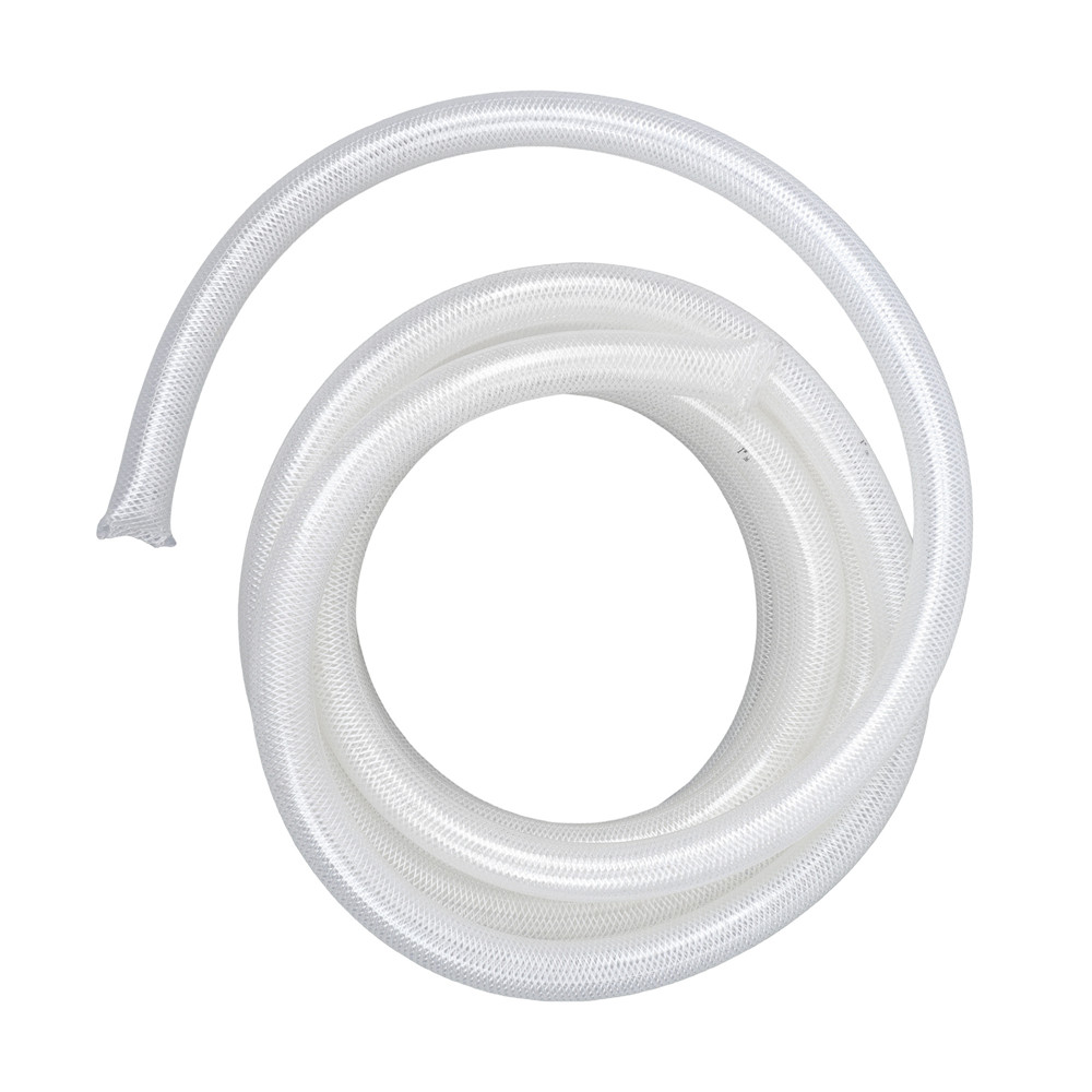 LABLT High Pressure Braided Clear PVC Tube Vinyl Tubing 25 Ft 1" × 1-19/64"
