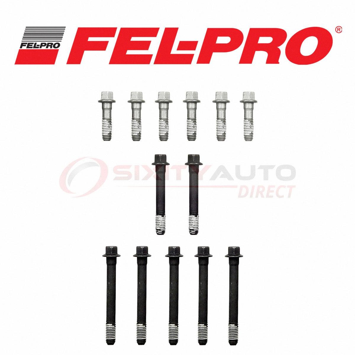Fel-Pro Cylinder Head Bolt Set for 1986 Pontiac Bonneville 4.3L V6 - Engine ta