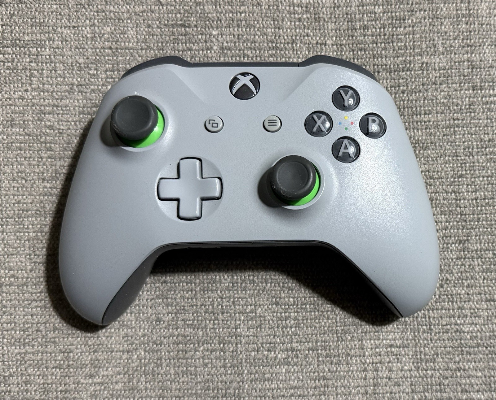 RARE Microsoft XBOX ONE Wireless Controller Grey Green Special Edition # 1708