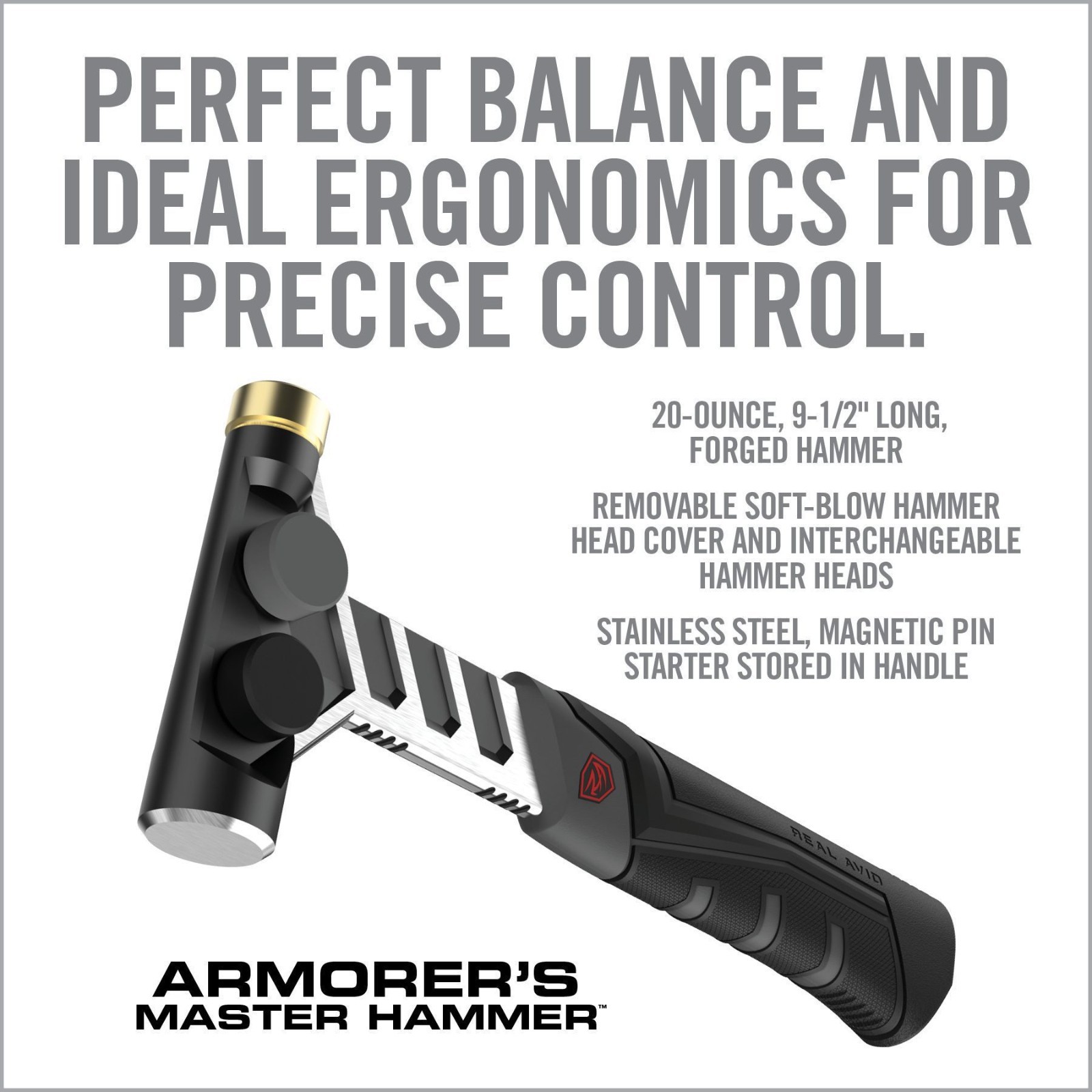 Real Avid Armorers Master Hammer Professional Grade Build Wrench Tool - AVARMHAM