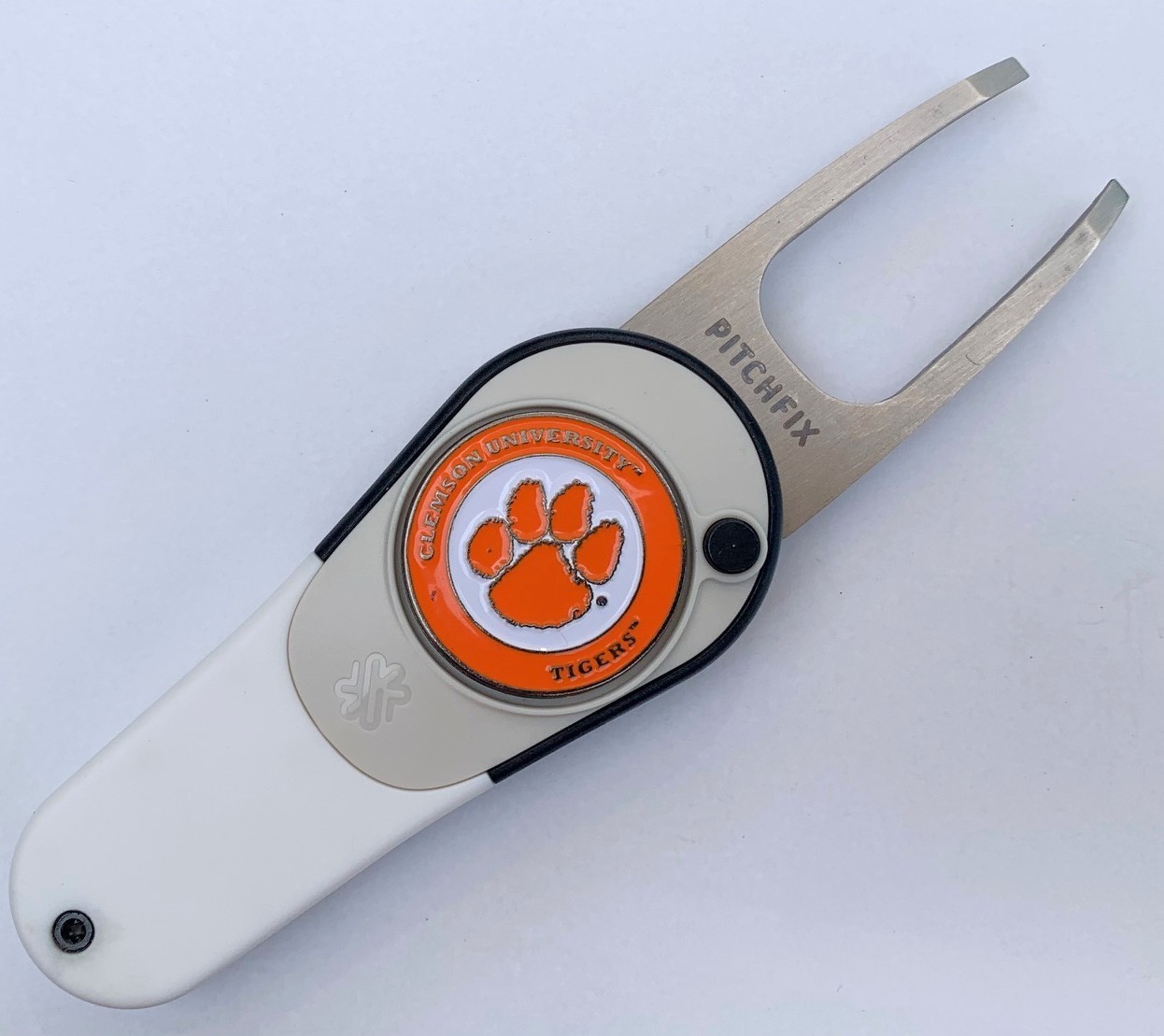 Clemson Tigers Pitchfix Icon Switchblade Golf Ball Marker Divot Tool