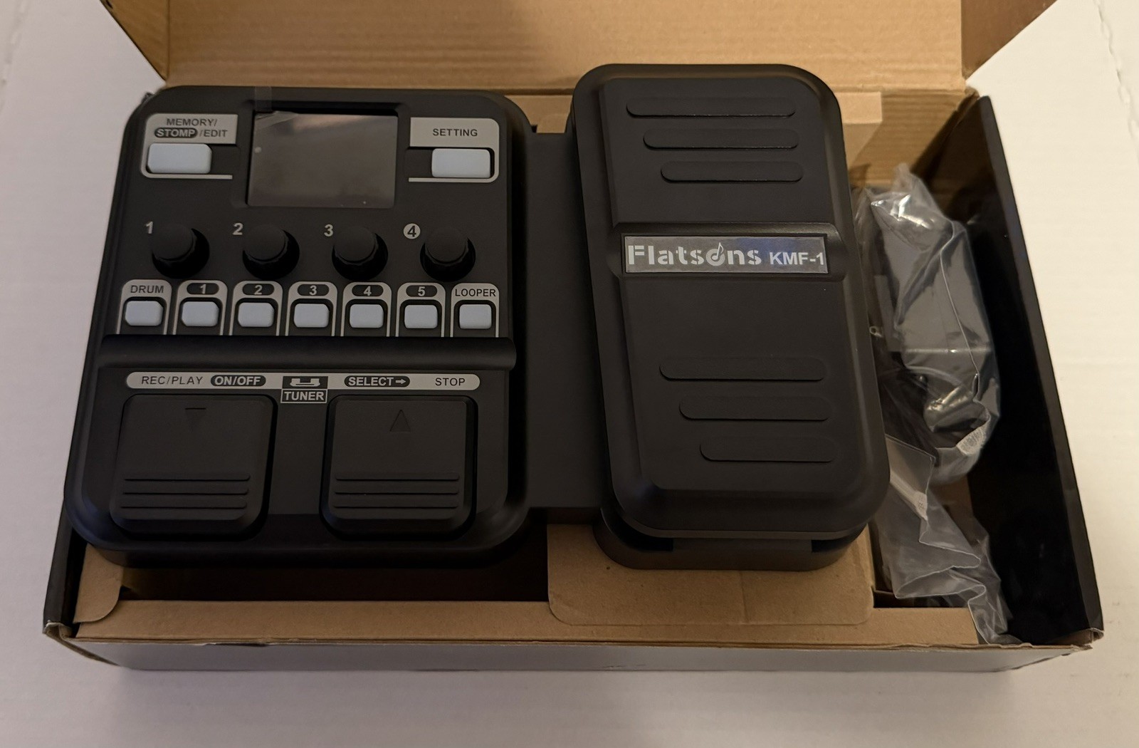 Flatsons KMF-1 Multi-Effects Processor For Electric Guitar - Black