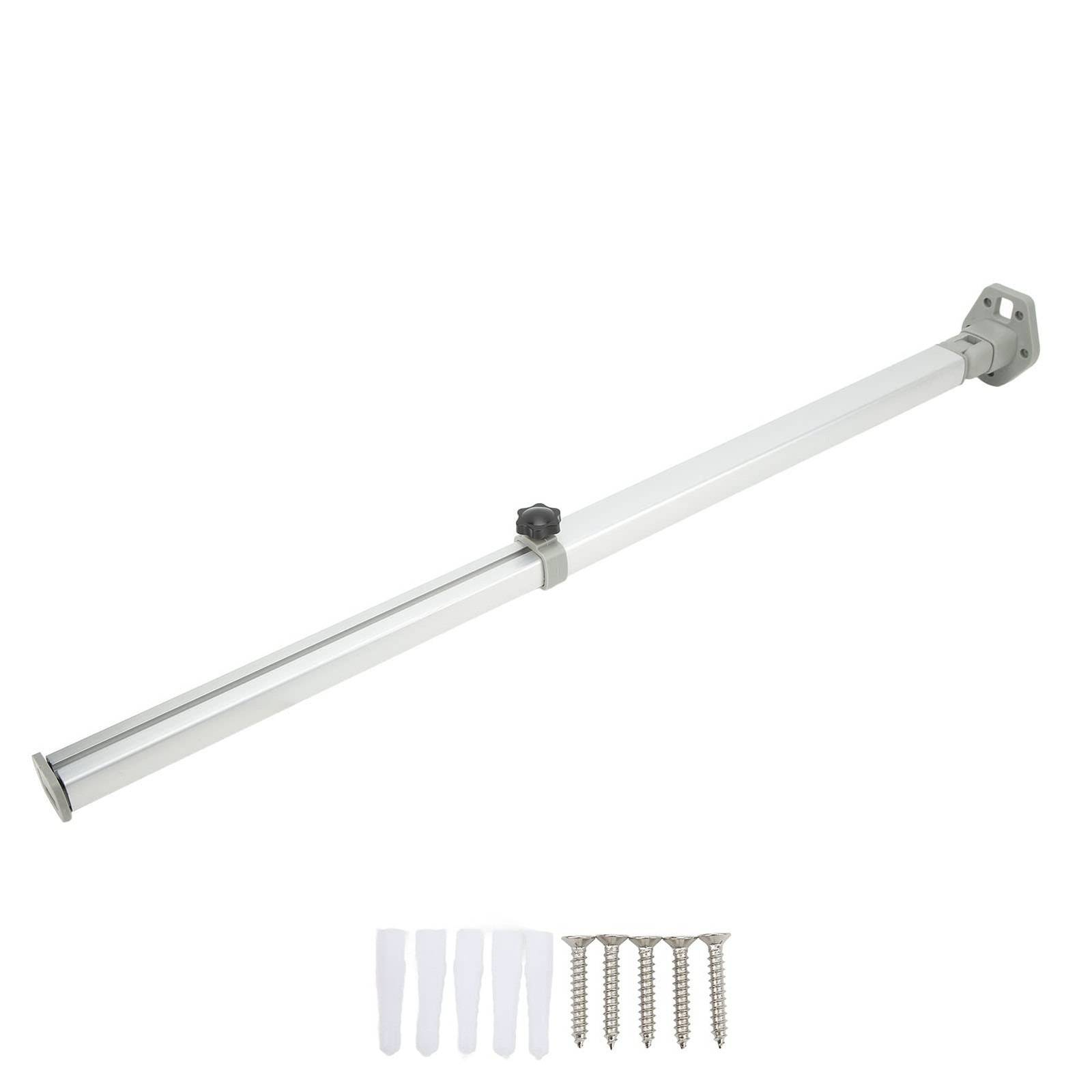 Adjustable Foldable Telescopic Table Leg Height, Rustproof Silver 560-930mm