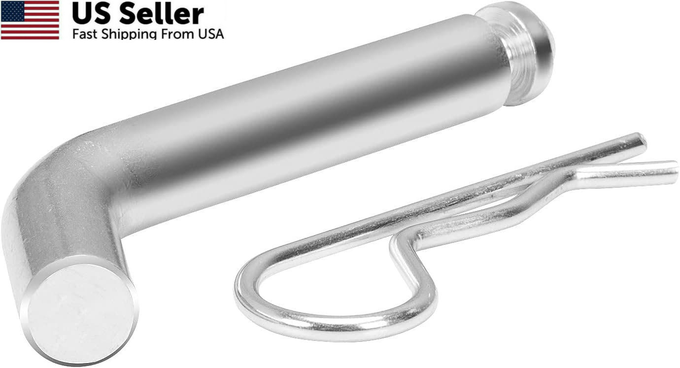 Big RED ATRLY3202R Torin Trailer Hitch Pin with Clip, 5/8-Inch Diameter