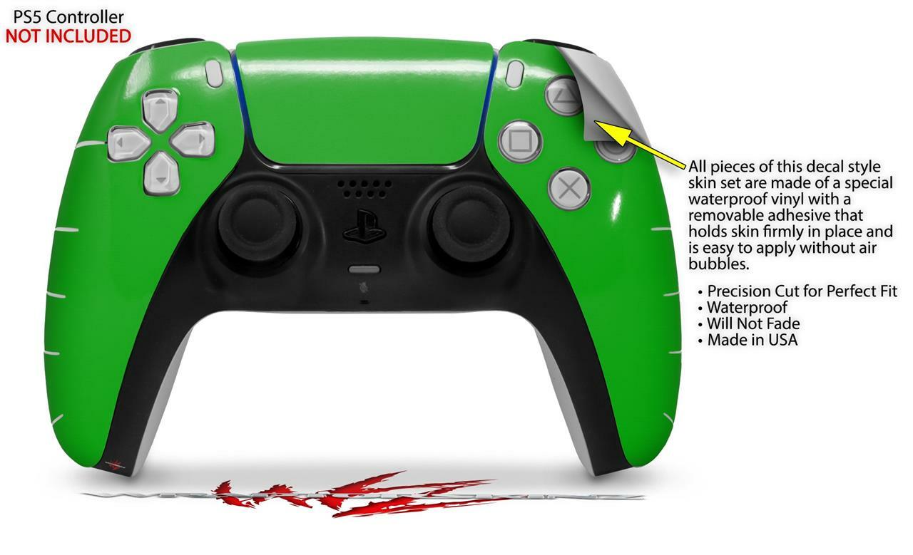 Skin Sony PS5 Controller Solids Collection Green